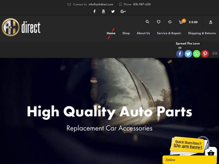 A&H DIRECT Auto Parts And Accessories