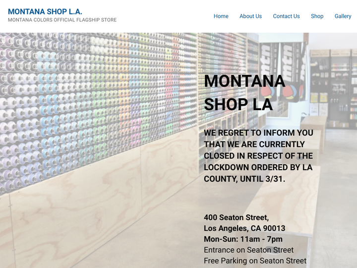 Montana Shop Los Angeles
