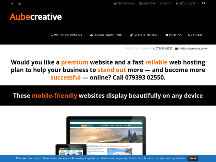 Aubecreative Web Design