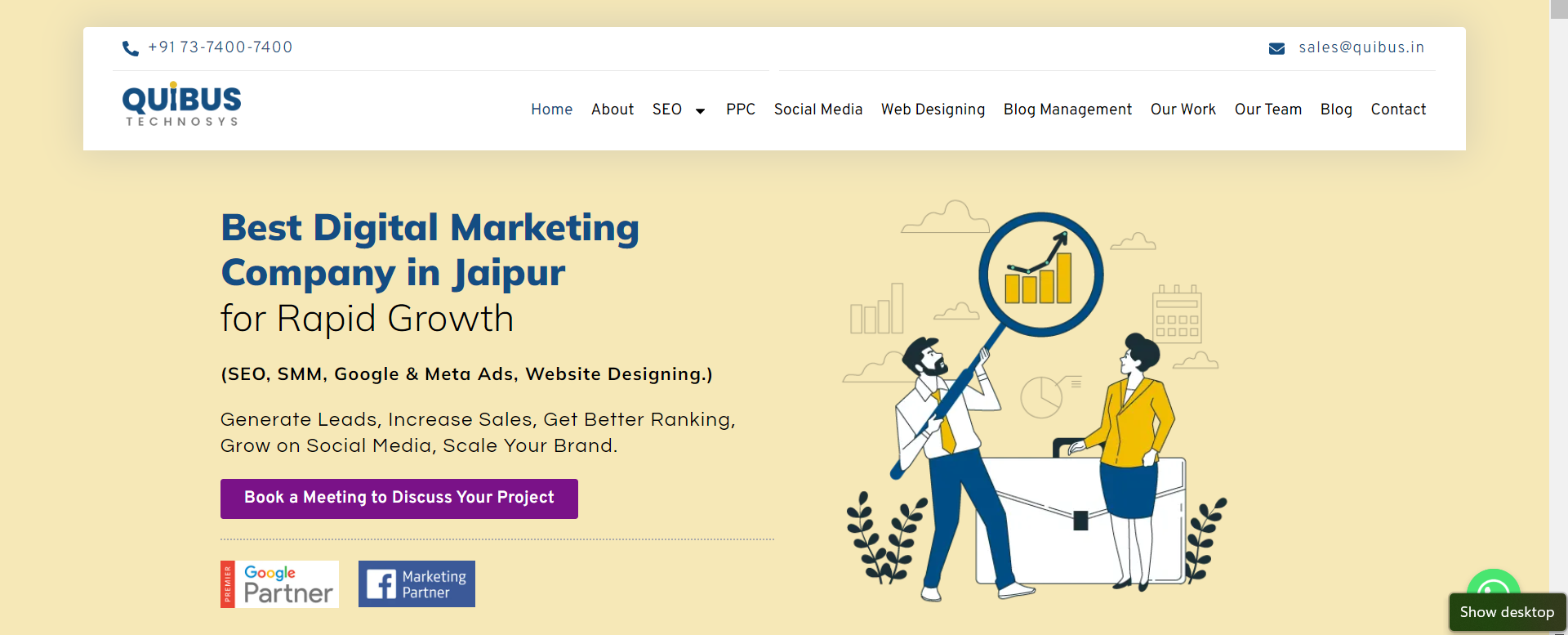 Quibus Technosys : Digital Marketing Company in Jaipur