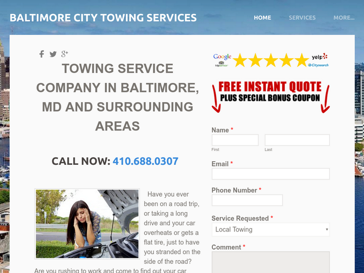 Baltimore City Towing Service