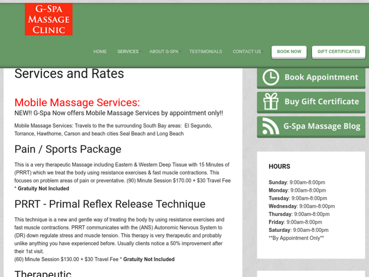 G-Spa Massage Clinic LLC