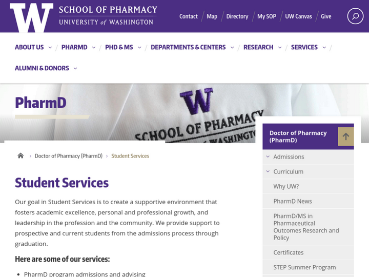 University of Washington School of Pharmacy
