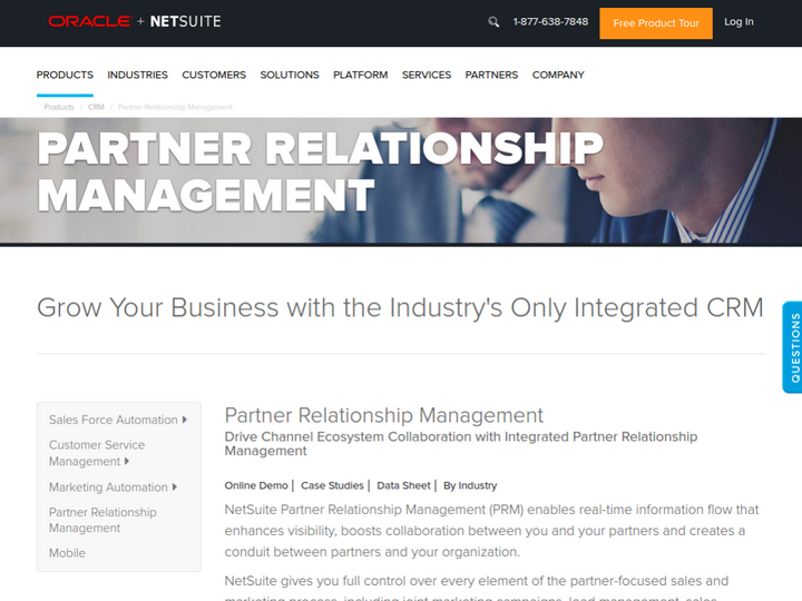NetSuite Partner Relationship Management