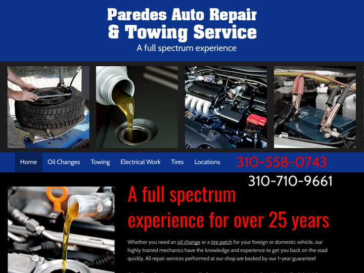 Paredes Auto Repair & Towing Service