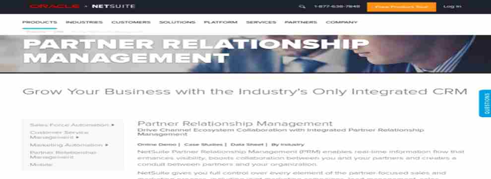 NetSuite CRM+ Partner Relationship Management