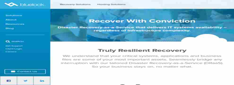 Bluelock Disaster Recovery as a Service