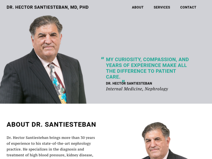 DR. HECTOR SANTIESTEBAN, MD, PHD