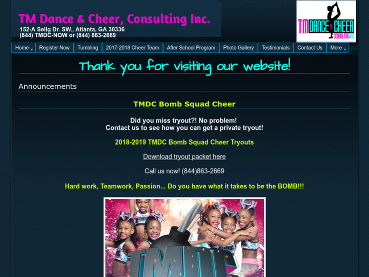 TM Dance & Cheer, Consulting Inc.