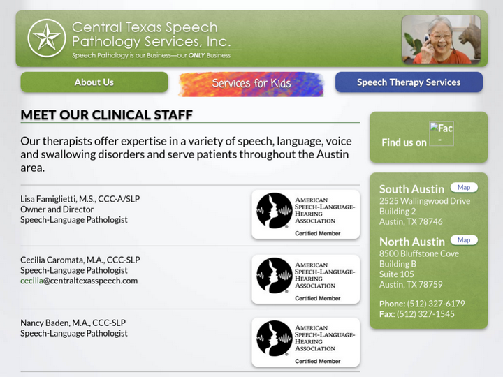 Central Texas Speech Pathology Services, Inc.