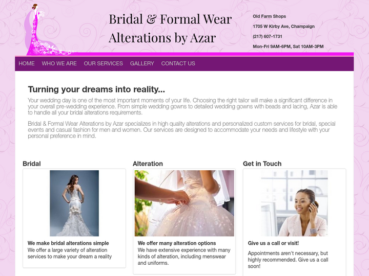 Bridal & Formal Wear Alterations By Azar
