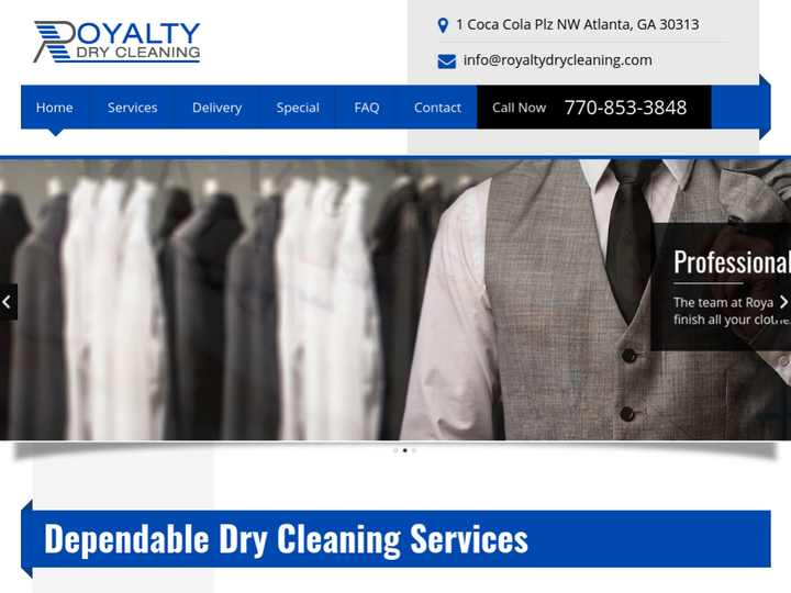 royalty dry cleaning