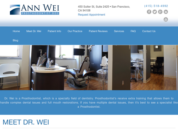 Ann Wei Prosthodontist DDS