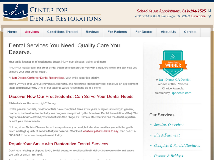Center for Dental Restorations