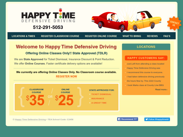 Happy Time Defensive Driving
