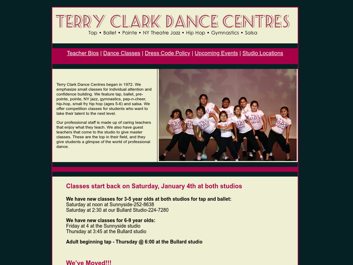 Terry Clark Dance Centres