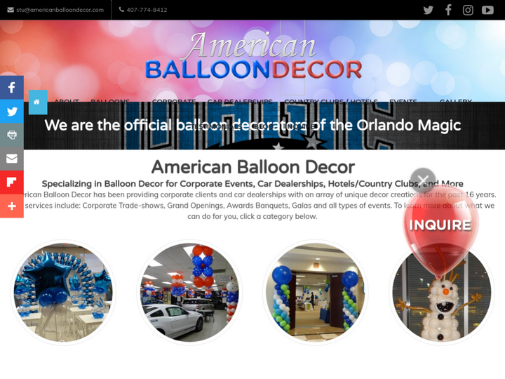 American Balloon Decor