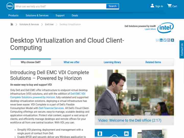 Dell Hosted Virtual Desktop Services