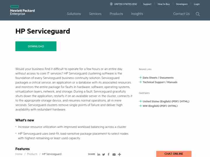 HP Serviceguard