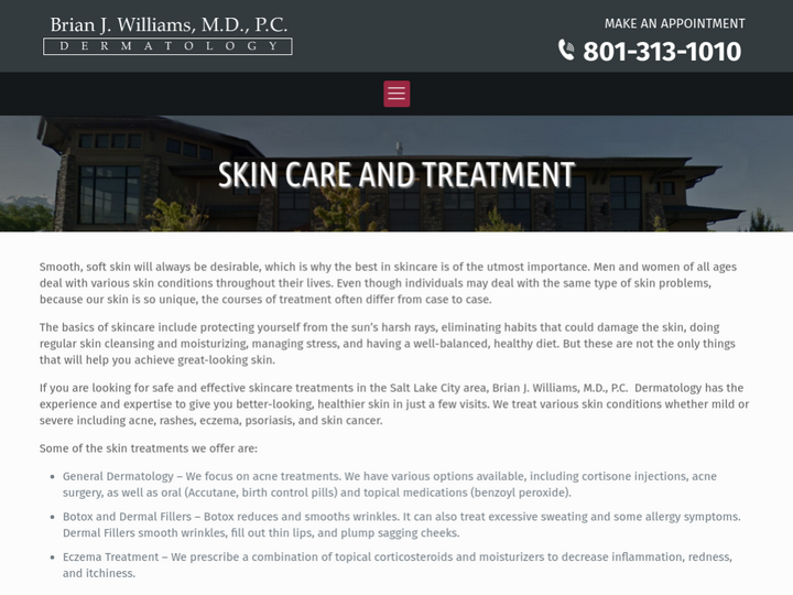 Brian J. Williams, M.D., P.C. Dermatology