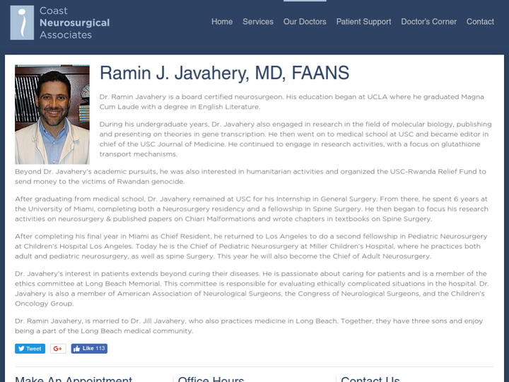 Dr. Ramin Javahery