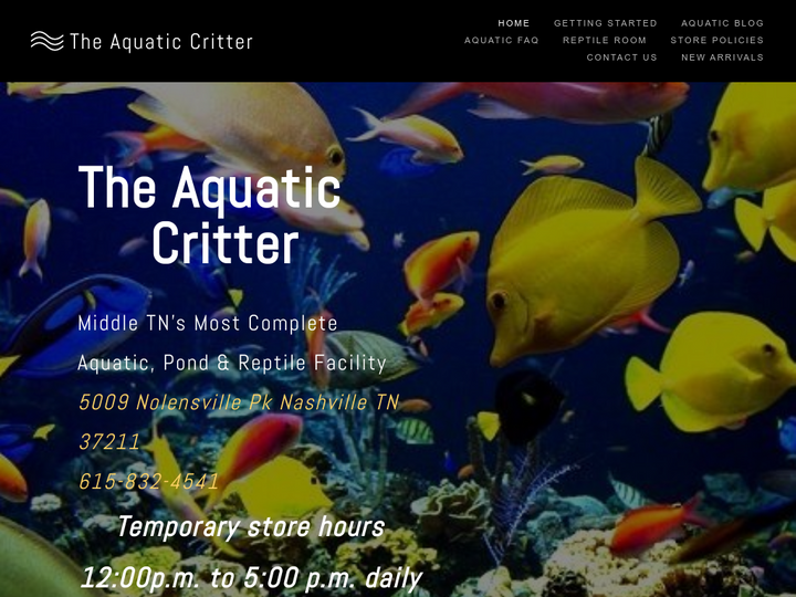 The Aquatic Critter