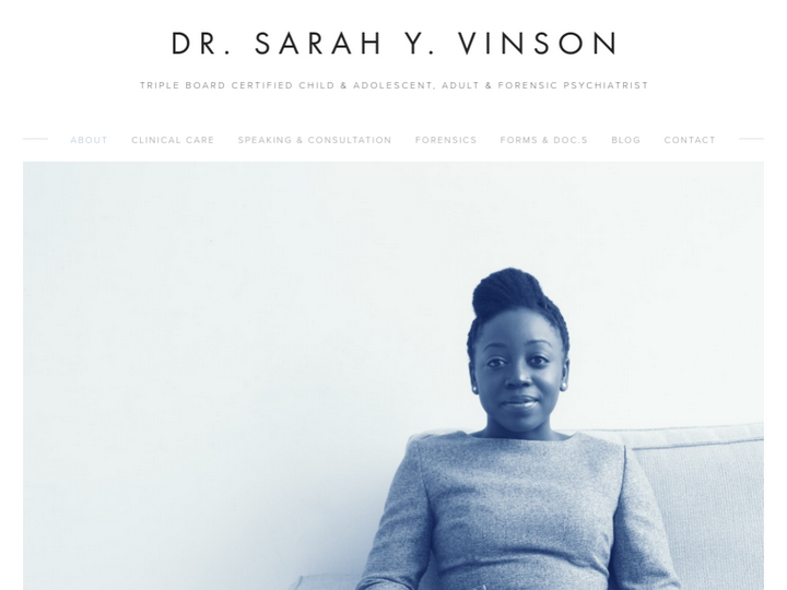 DR. SARAH Y. VINSON