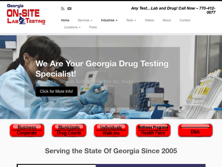 Georgia On-Site Lab Testing