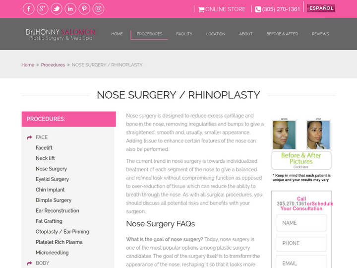 Dr. Jhonny Salomon Plastic Surgery & Med Spa