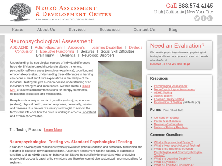 Neuro Assessment & Development Center