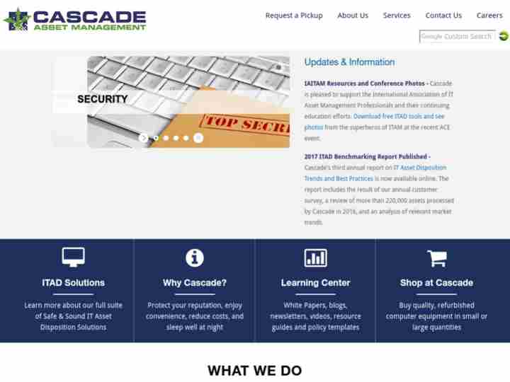 Cascade IT Asset Disposal Service