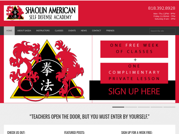 Shaolin American Self Defense Academy