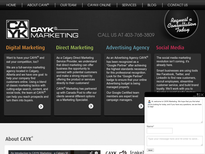 CAYK Marketing Inc
