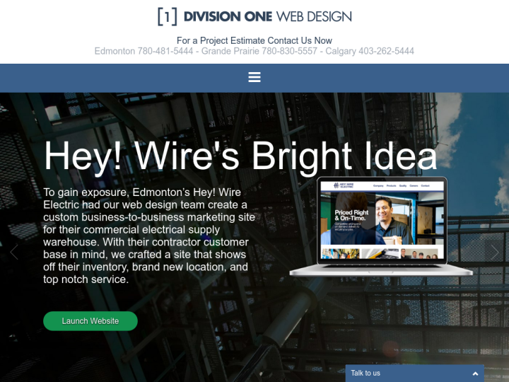 Division 1 Web Design